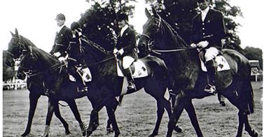 World Eventing Championships Burghley 1966. Eddie Boylan & Durlas Eile to the left.