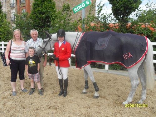 The Costello family with Katie Dinan (USA) & Glory Days