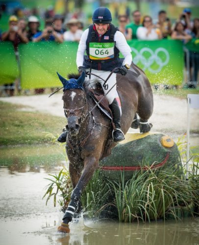 Phillip Dutton (USA) and Mighty Nice (ISH) in action at the Olympic Games in Rio de Janeiro.